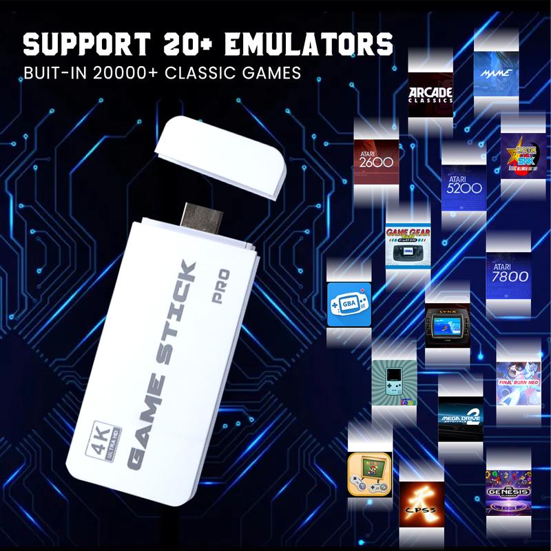 4K Game Stick With 20,000+ Games